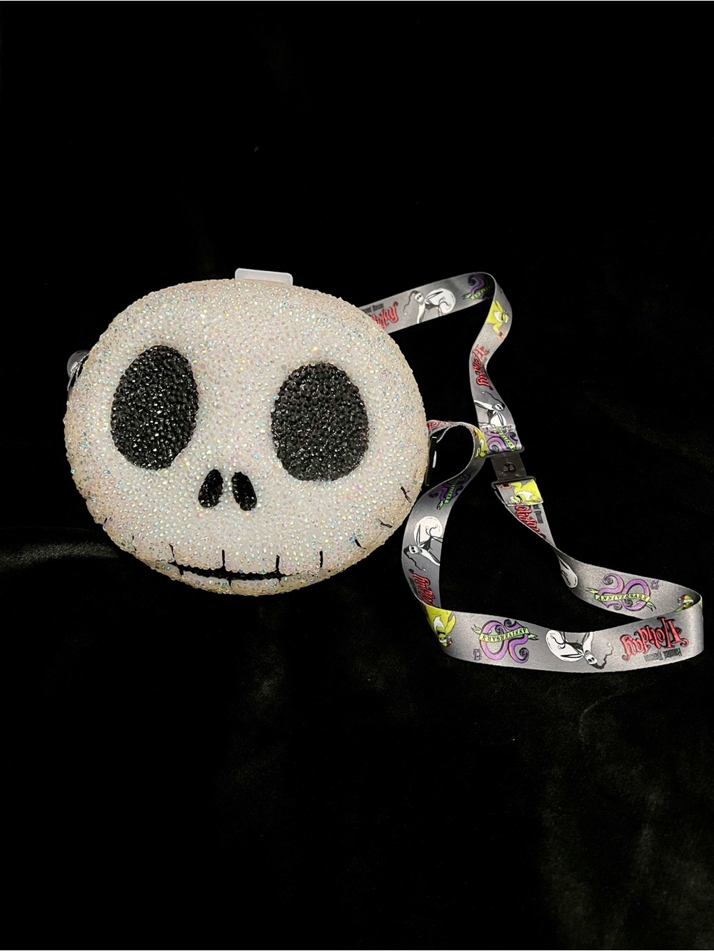 Disney limited edition Jack popcorn bucket. Jack Crossbody Bag – White/Black